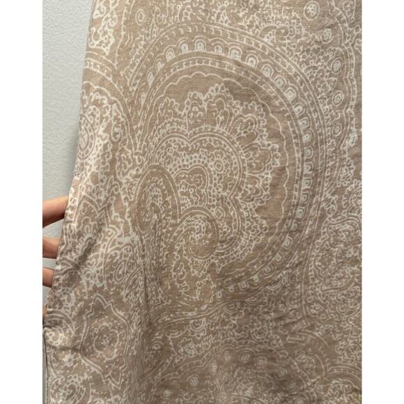 Cynthia Rowley Size Small Linen Dress Pockets Medallion Paisley Print Resort - Picture 5 of 9